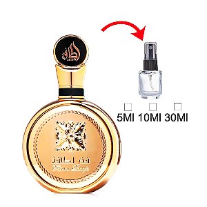 Perfume de Bolso Decant Original - Fakhar Gold Extrait - Lattafa - Perfume Unissex