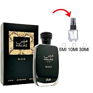 Perfume de Bolso Hawas Black Rasasi Masculino