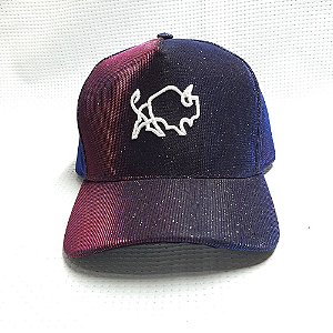 Boné Effel Roxo 3D Glitter brilhoso