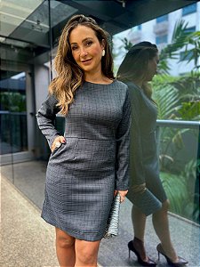 VESTIDO ZÍPER DOURADO SMR ANZANELLO