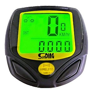 Velocímetro Bike Sem Fio À Prova D'água - Com Luz de Visor Noturna