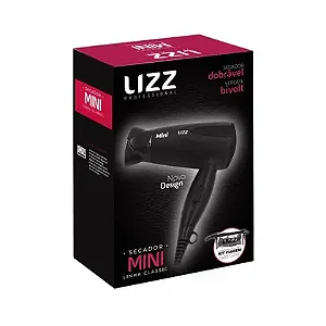 LIZZ SECADOR MINI 1200W BIVOLT PRETO