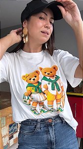 CAMISETA BRASIL CASAL URSO