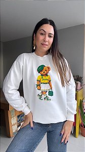 MOLETOM BRANCO BRASIL URSA