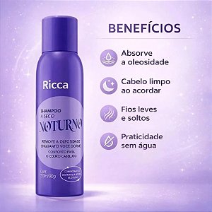 SHAMPOO A SECO NOTURNO RICCA 150ML