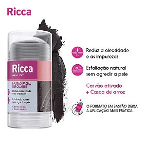 BASTAO FACIAL ESFOLIANTE RICCA 30G