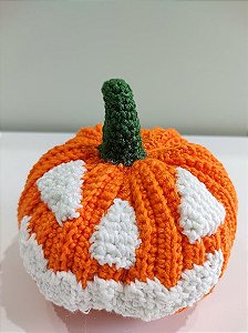 Abóbora Halloween em Crochê Amigurumi