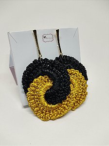 Semi Jóias de Crochê - Brinco Infinito Encanto