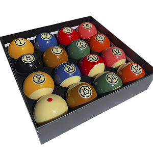 Jogo de Bolas de Sinuca Profissional 57 mm Black Box