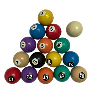 Jogo de Bola de Sinuca Nacional 50 mm