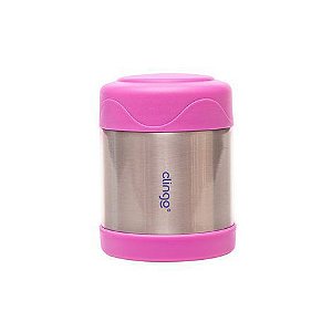 Pote térmico Inox/Rosa - Clingo