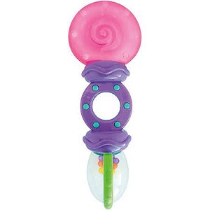 Mordedor com Chocalho e Água  Rattle & Teethe - Bright Starts - 3m+