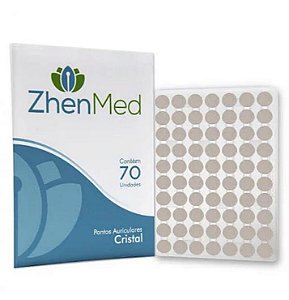 Placa Ponto Cristal Zhen Med com Micropore -  Pct c/ 70 un.