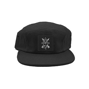 "Alpha & Omega" Boné Preto Five Panel