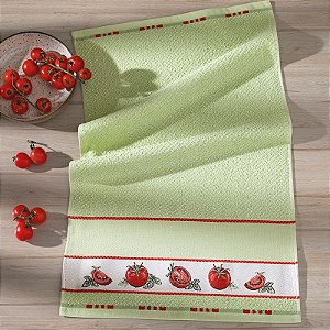 Pano de Copa Felpudo Jacquard para Bordar Picnic 45x70cm Tomates - Döhler