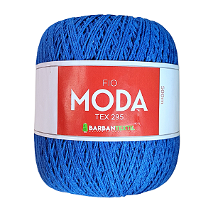Fio Moda Tex 295 Barbantextil 500 metros Cor Azul Royal