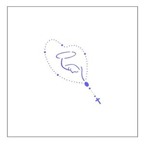 Stencil Terço 10cm x 10cm