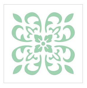 Stencil Ladrilho Moderno 10cm x 10cm