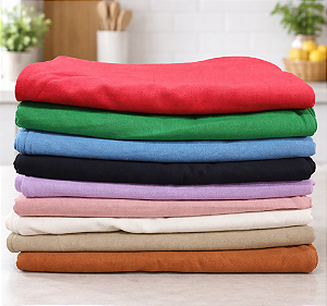 Pano de Copa Luxo Cores 50X70cm - Lomaer