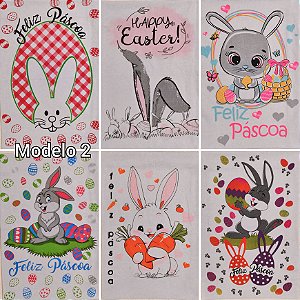 Panos de Copa Luxo Páscoa 50cmx70cm - Lomaer