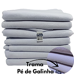 Pano de Prato Pé de Galinha com Bainha Liso 45x65cm Paty