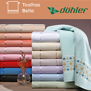 Toalha de Rosto para Pintar Velour Bella - Dohler