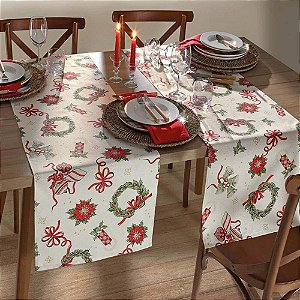 Trilho de Mesa Celebra 45x160cm Natal 121 - Döhler