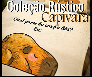 Coleção Pano de Prato Extra Rústico Capivara 45x72cm Engomatextil / Estilotex