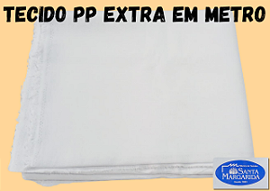 Tecido de Sacaria Especial PP Extra Alvejado para Artesanato 100% algodão Santa Margarida - 0,76m (L)