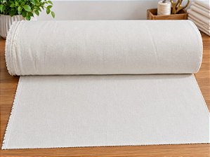 Tecido Algodão Crú Natural Luxo Trama 11 Lomaer - 1m x 70cm para Panos de Copa e Artesanato