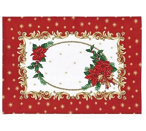 Kit 2 Peças Lugar Americano Athenas 45x31cm Natal 107 - Döhler