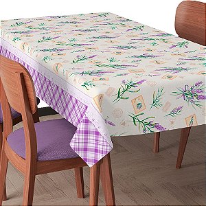 Toalha de Mesa Térmica Estampada Quadrada 4 Lugares