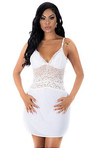 CAMISOLA SUPER LUXO LUMA COM DETALHES EM RENDA