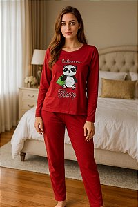 PIJAMA LONGO FEMININO ESTAMPAS E CORES VARIADAS