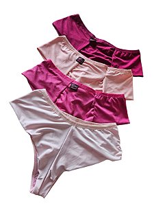 CALCINHA FEMININA FIO DUPLO MICROFIBRA PREMIUM PALA CÓS DUPLO