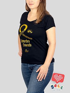 Camiseta Feminina Gacc Setembro Dourado