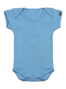 Body Bebê Básico Azul Náutico