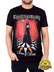 Camiseta Iron Maiden Dance of Death Preta Oficial