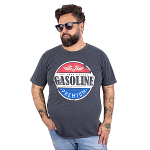 Camiseta Estonada Gasoline Azul.