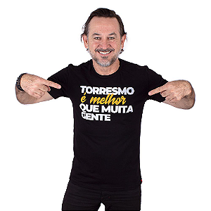 Camiseta Torresmo É Melhor Preta.
