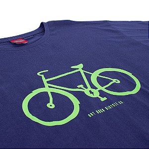 Camiseta Juvenil Bicicleta Co Marinho