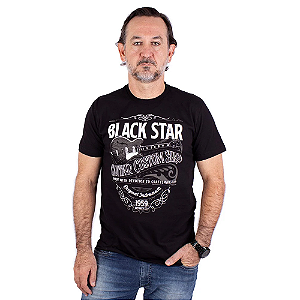 Camiseta Guitarra Black Star Preta.