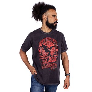 Camiseta Black Sabbath Lord Of This World Estonada Preta Oficial