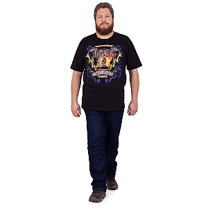 Camiseta Plus Size ACDC Hells Bells Preta Oficial