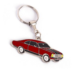 Chaveiro Metal Opala SS 1975 Vermelho