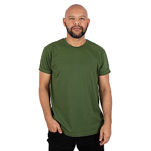 Camiseta Básica Verde Cipestre.