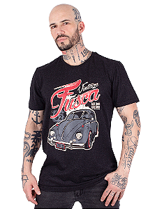 Camiseta Fusca Rat Preto Jaguar.