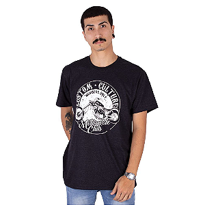 Camiseta Moto Members Preto Jaguar.