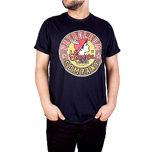 Camiseta Garage Petróleo Preta.