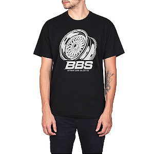 Camiseta Roda BBS Preta.
